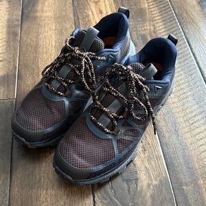 Hi Tech Mens brown‎ blue Hiking Shoes Size 8